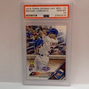 2016 Topps Opening Day Michael Conforto  Mets #OD-72 PSA 10 (MISC11)